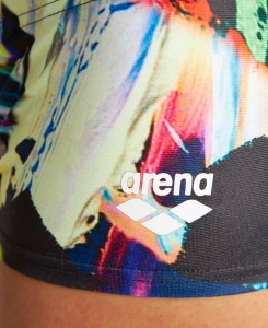 ARENA COLOURFUL PAINTINGS LOW WAIST SHORT (004071 2021)