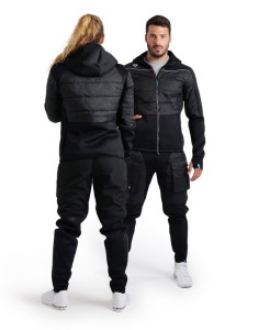 Arena TEAM HOODED F/Z HALF-QUILTED JACKET (004915 500 2024/2025)