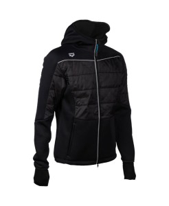 Arena TEAM HOODED F/Z HALF-QUILTED JACKET (004915 500 2024/2025)