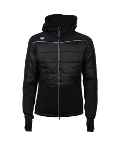 Arena TEAM HOODED F/Z HALF-QUILTED JACKET (004915 500 2024/2025)