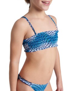  ARENA WATER PRINT BIKINI BANDEAU JR (007321 801 2024)