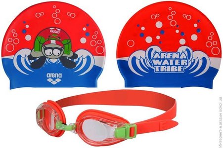 Набор очки+шапочка Arena AWT Multi Jr Set