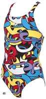 Купальник слитный Arena G Cores Jr New V Back One Piece