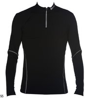 M PERF BRUSHED LONG SLEEVE HALF ZIP